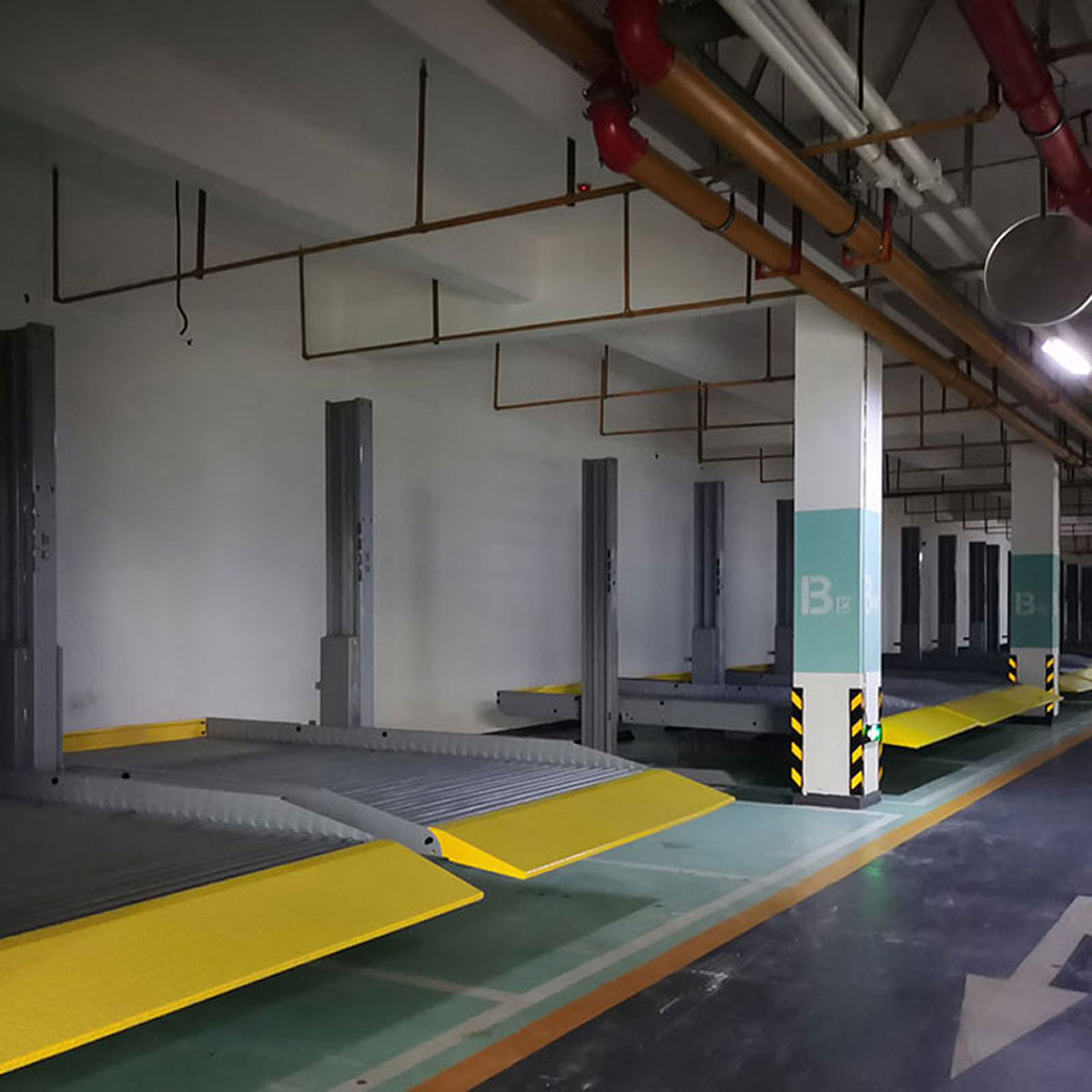 怒江雙層機械式停車位過驗收