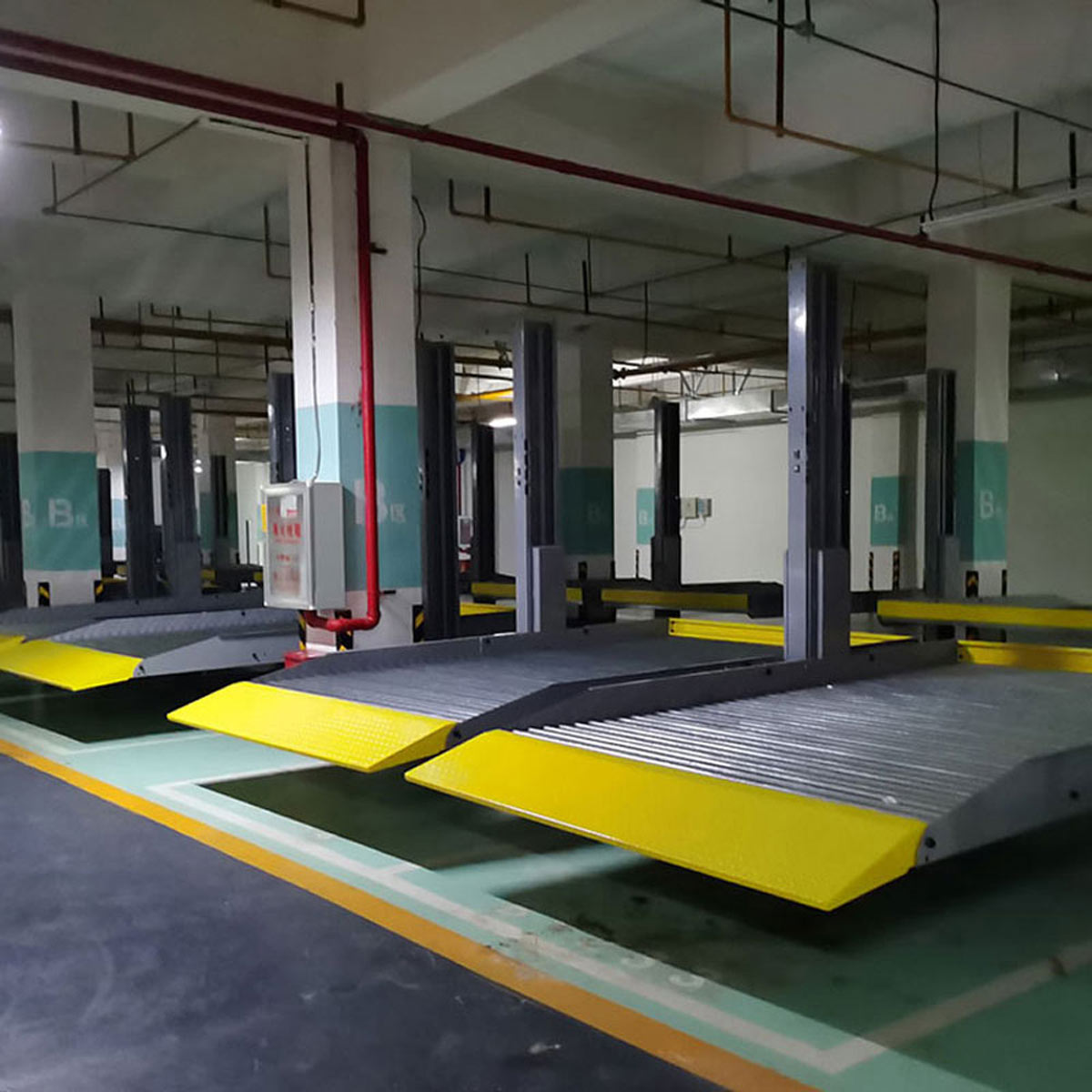 云巖PJS立體車庫停車設備拆除