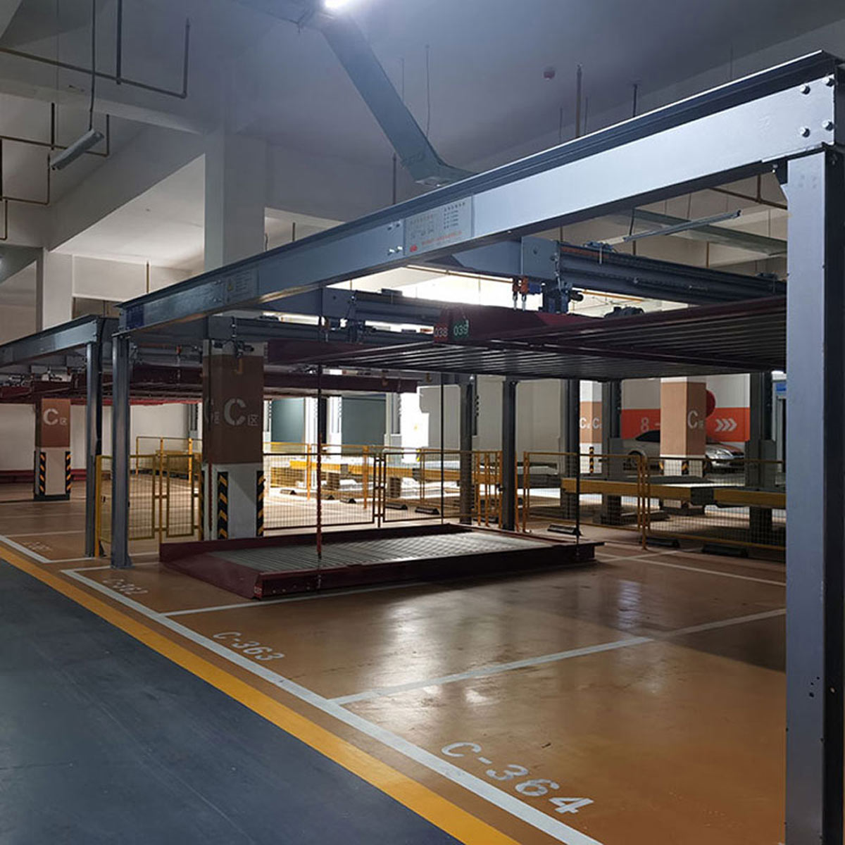 定邊俯仰機械停車庫出租