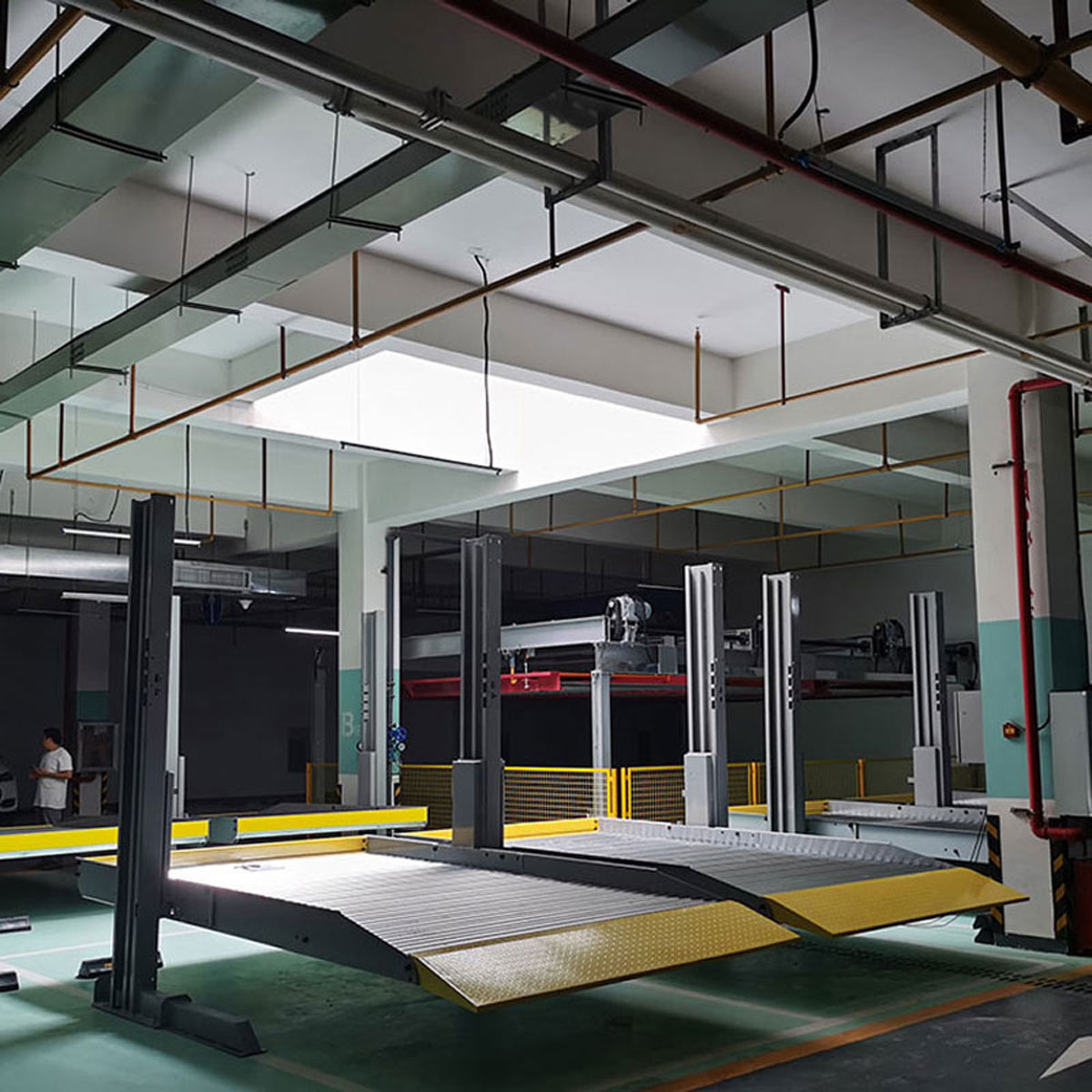東興橫移式立體車庫停車設(shè)備過規(guī)劃