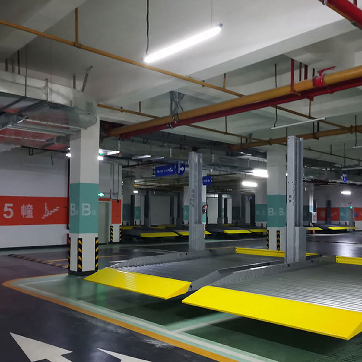 馬龍兩柱機(jī)械車庫(kù)租用